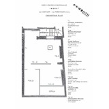 ++++ PART ONE, curated by hotel swirly-whirly at Neue Froth Kunsthalle, Brighton, January 2013 floorplan